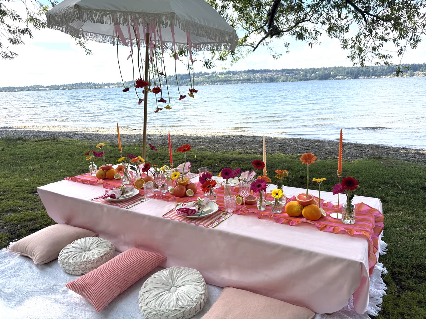 A Beautiful Day Outside tablescape detail 1