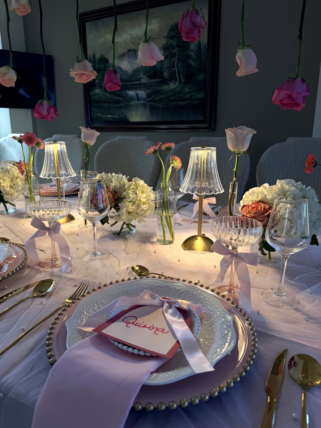 An Intimate Birthday Table detail 5
