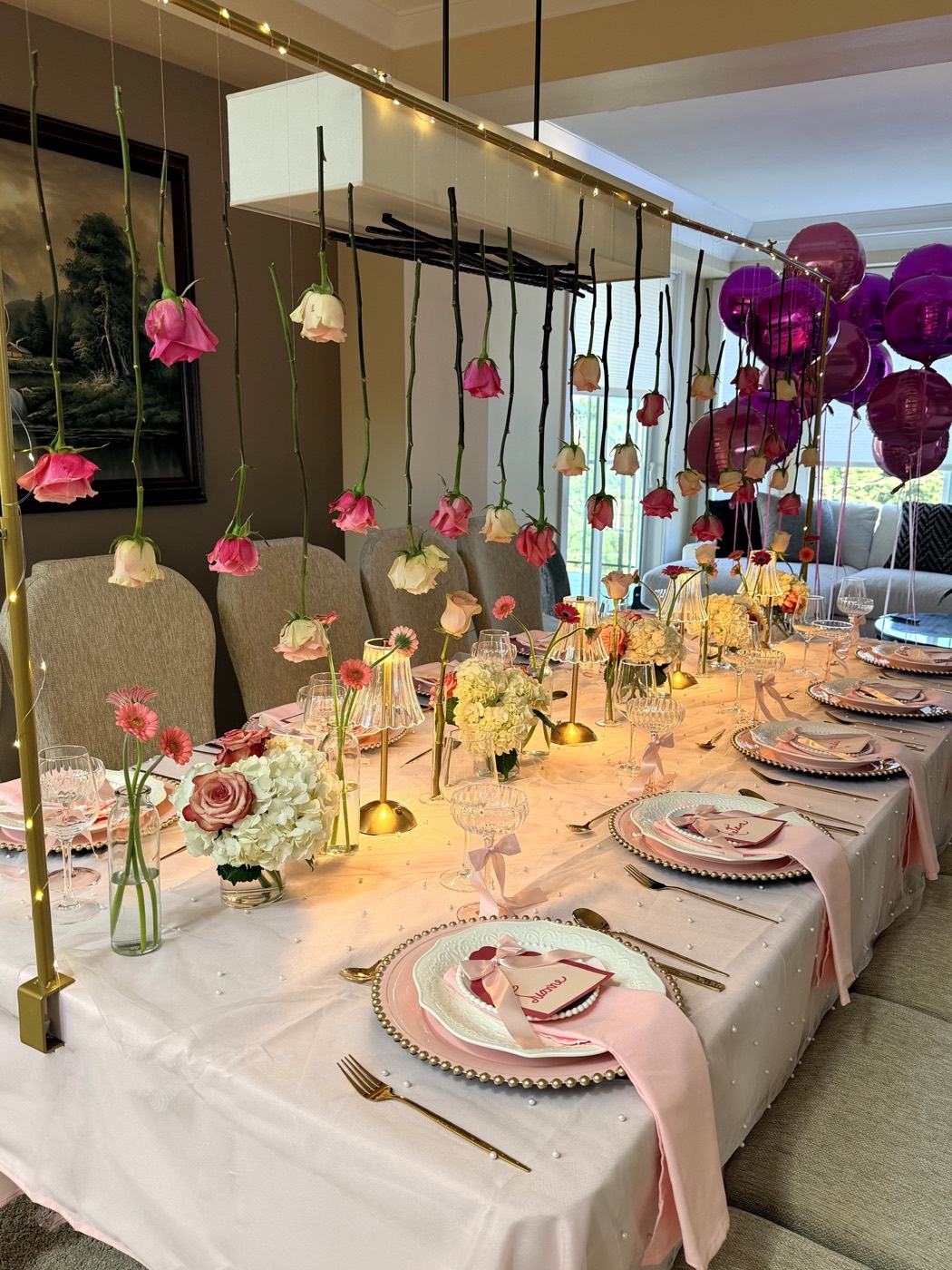 An Intimate Birthday Table detail 6