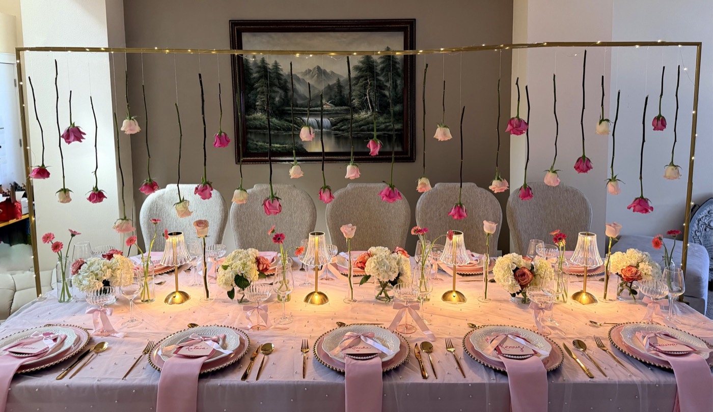 An Intimate Birthday Table detail 7