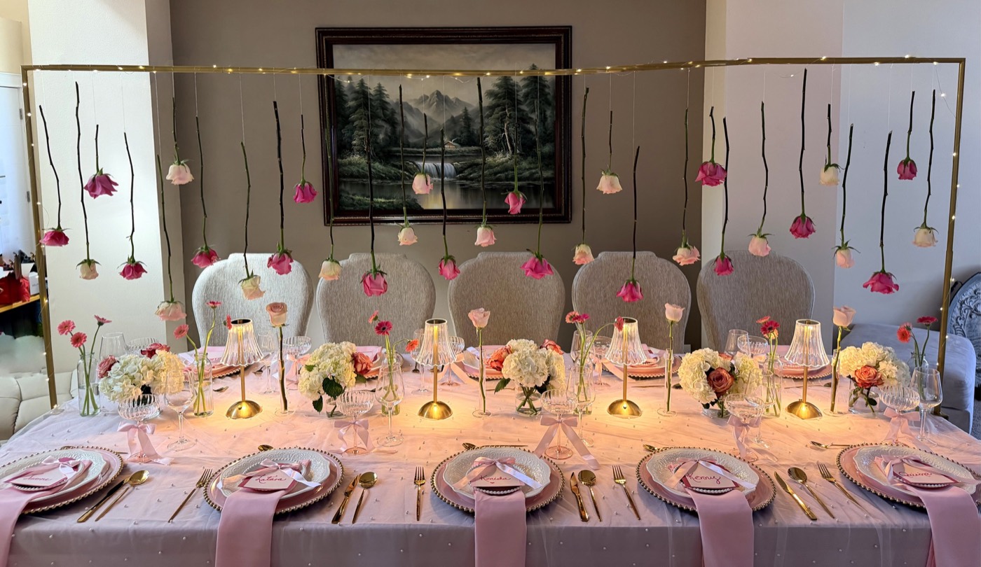 An Intimate Birthday Table detail 8