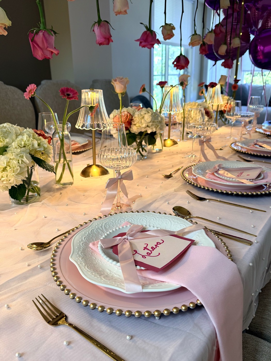 An Intimate Birthday Table detail 11