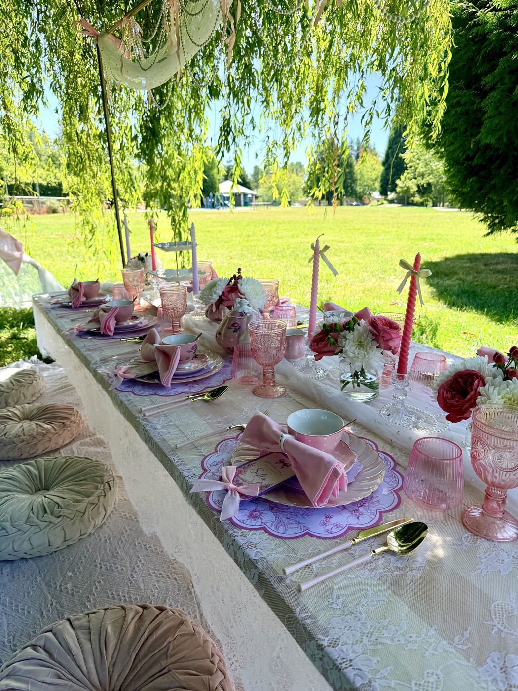The Garden Tea Party tablescape detail 4