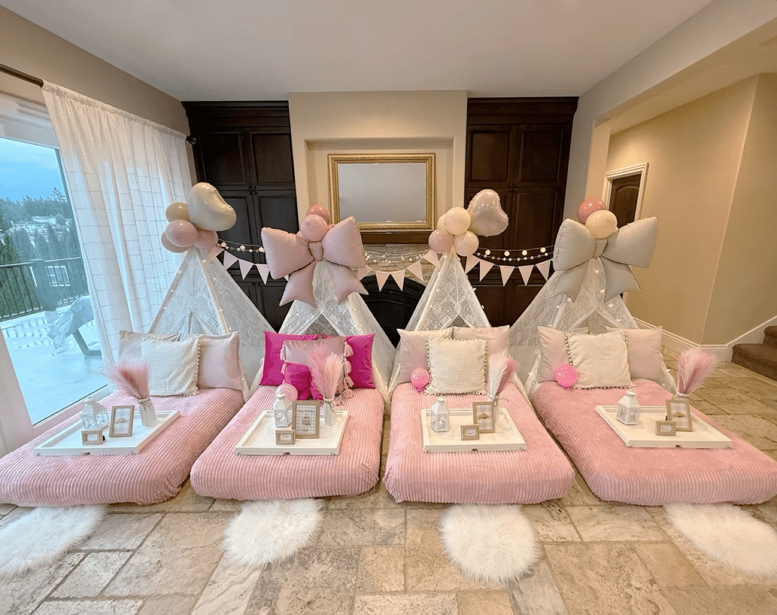 The Signature Sleepover tablescape detail 4
