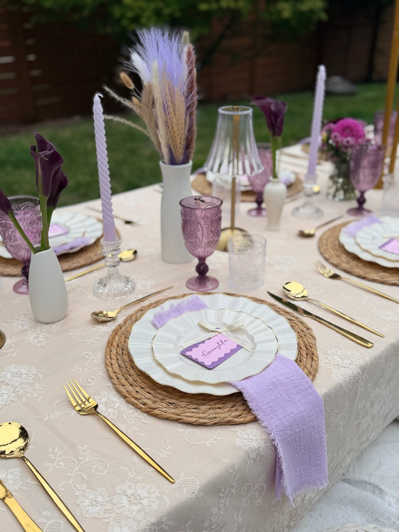 A Boho Sweet Sixteen celebration view 2